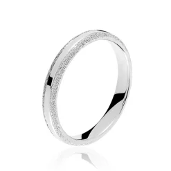 Marc Orian Bagues|Alliances > Alliance Andrena Ruban Plat Or Blanc