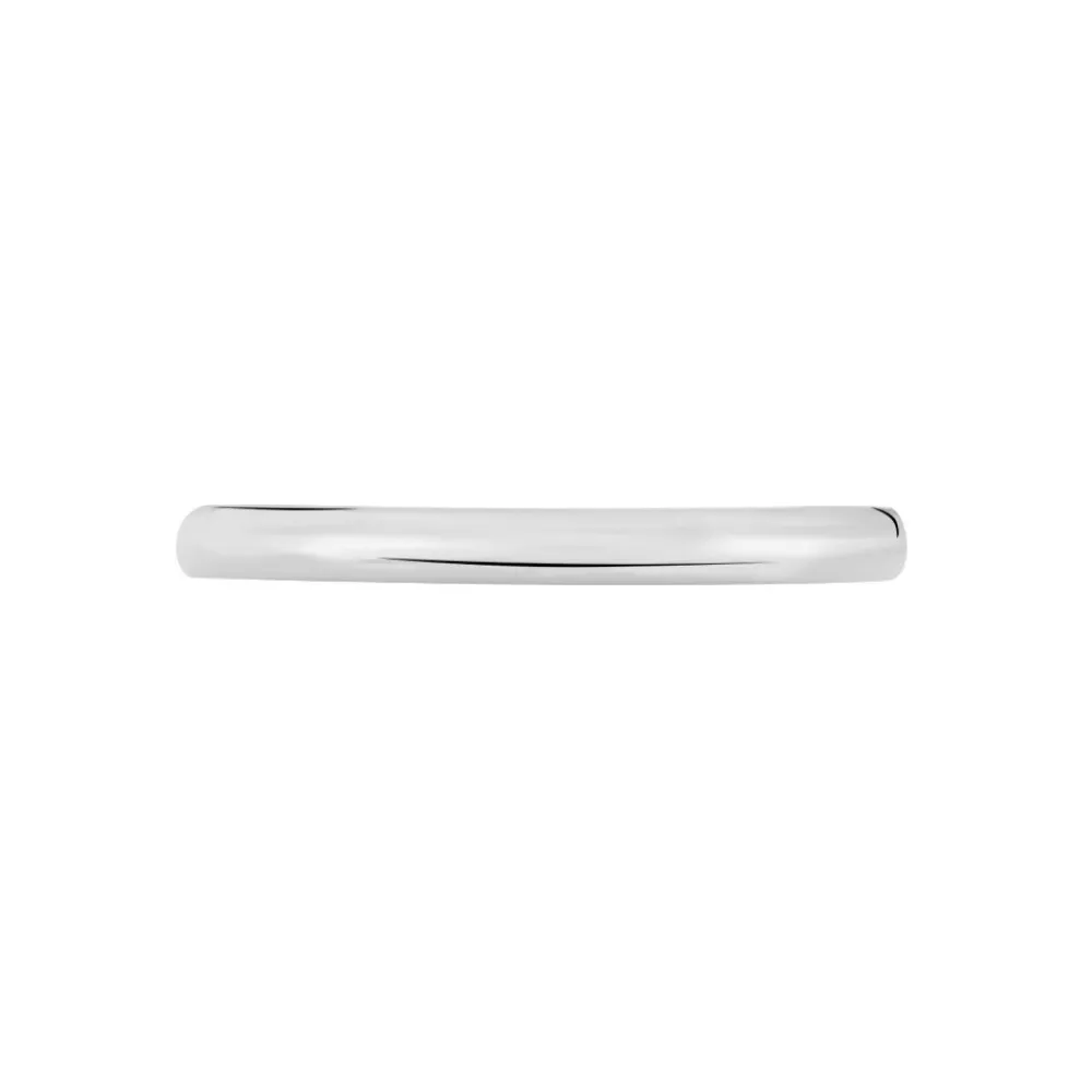 Marc Orian Bagues Homme|Bagues > Alliance Aphroditia Demi Jonc Bombé platine blanc