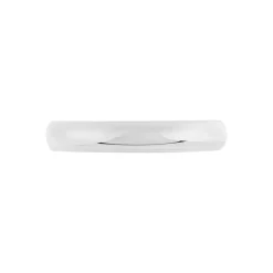 Marc Orian Bagues|Alliances > Alliance Aphroditia Demi Jonc Bombe platine blanc
