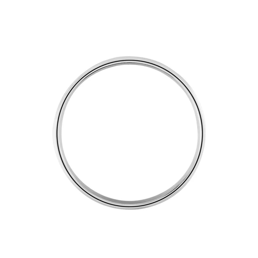 Marc Orian Bagues|Alliances > Alliance Basile Ruban Plat Or Blanc