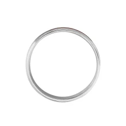 Marc Orian Bagues|Alliances > Alliance Camille Ruban Plat Or Blanc
