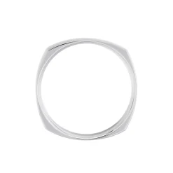 Marc Orian Bagues|Alliances > Alliance Carree Polie Or Blanc