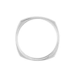 Marc Orian Bagues|Alliances > Alliance Carree Polie Or Blanc
