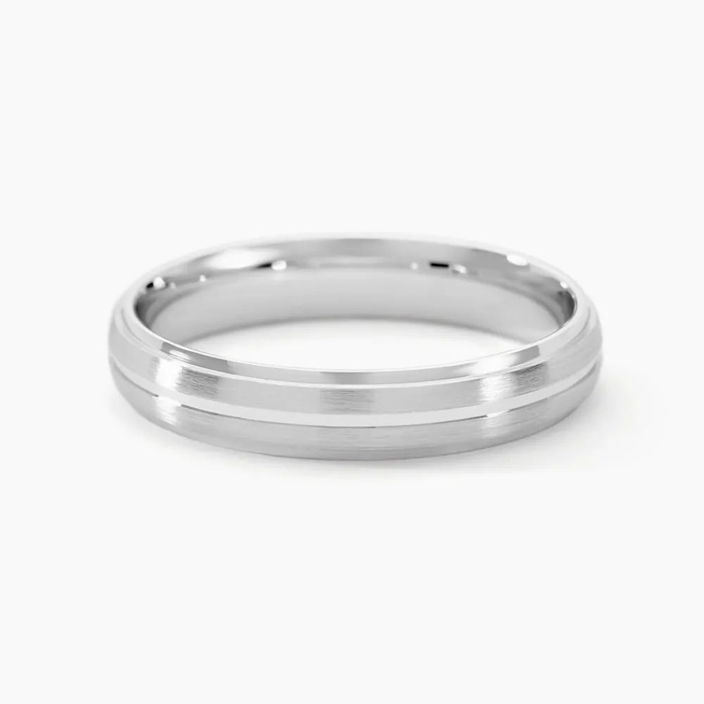 Marc Orian Bagues|Alliances > Alliance Circios Demi Jonc Classique Or Blanc