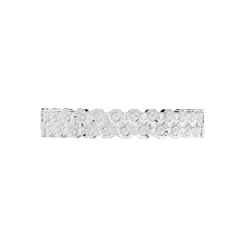 Marc Orian Bagues|Alliances > Alliance Dentelle 2 Rangs Diamantee Or Blanc