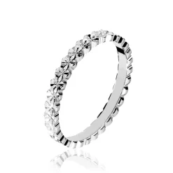 Marc Orian Bagues|Alliances > Alliance Effet Dentelle Or Blanc