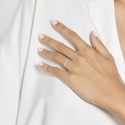 Marc Orian Bagues|Alliances > Alliance Effet Dentelle Or Blanc