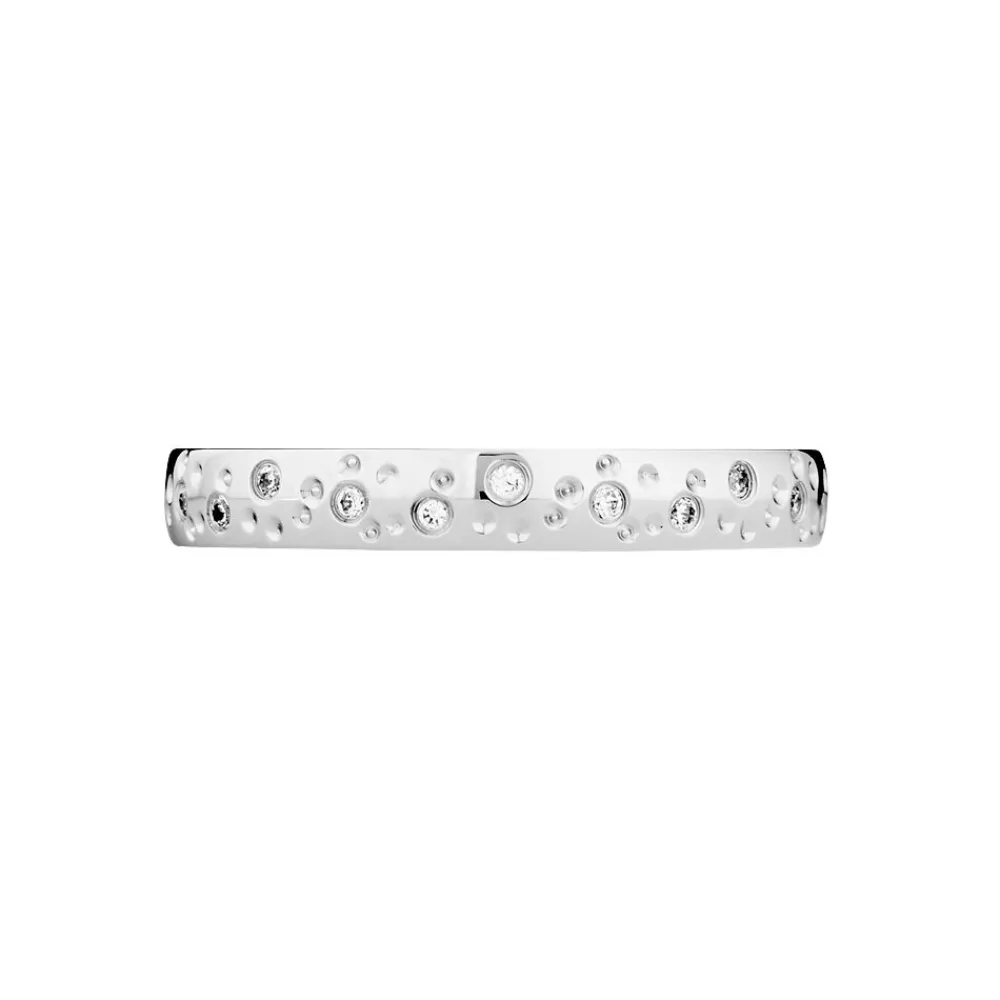 Marc Orian Bagues|Alliances > Alliance Fantaisie Or Blanc Diamant