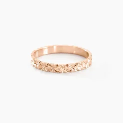 Marc Orian Bagues|Alliances Or Rose > Alliance Fleur Or Rose