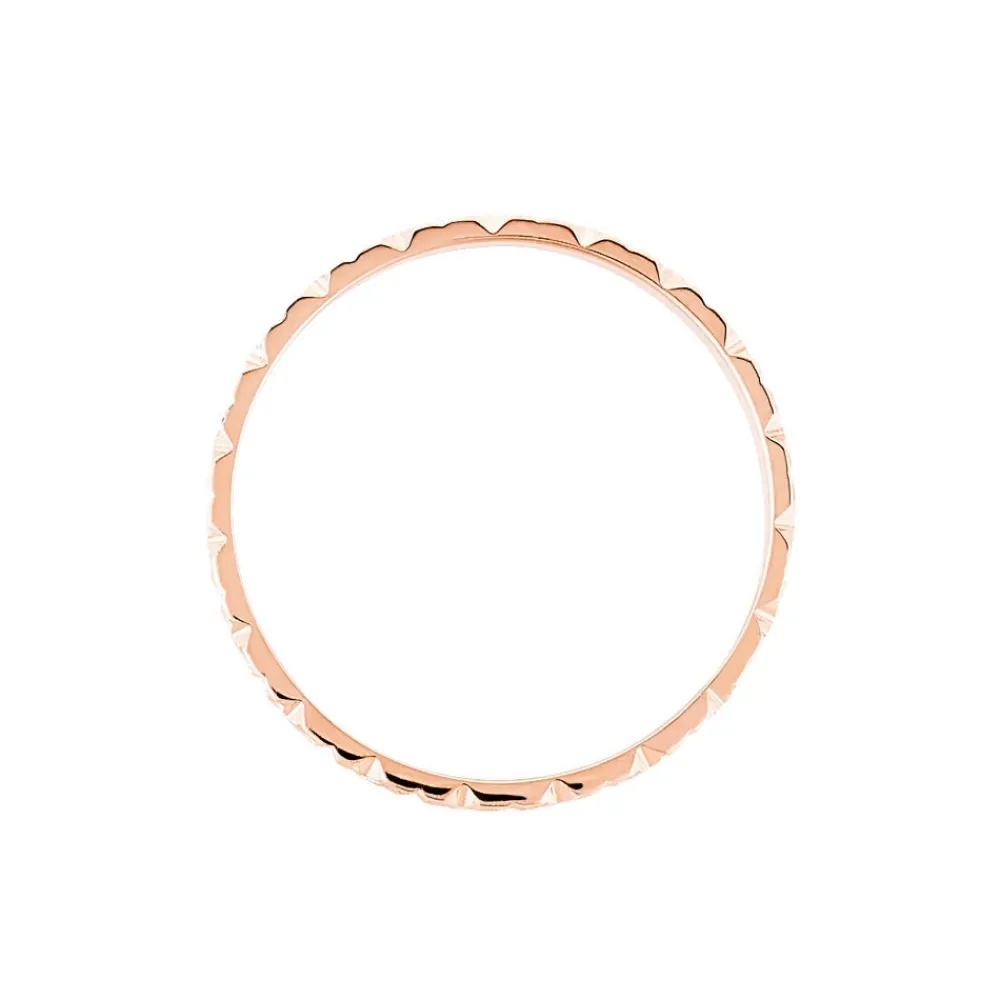 Marc Orian Bagues|Alliances Or Rose > Alliance Fleur Or Rose