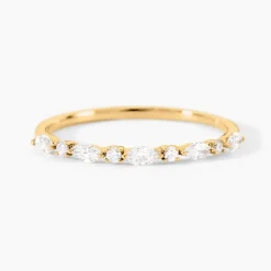 Alliance Gaetano Or Jaune Diamant Synthétique