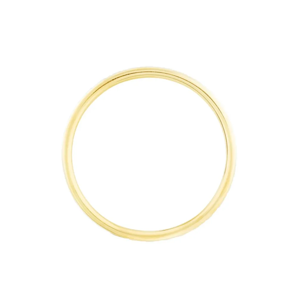 Marc Orian Bagues|Alliances > Alliance Grain De Folie Diamantee Ruban Plat Or Bicolore