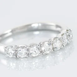 Alliance Hera Or Blanc Diamant