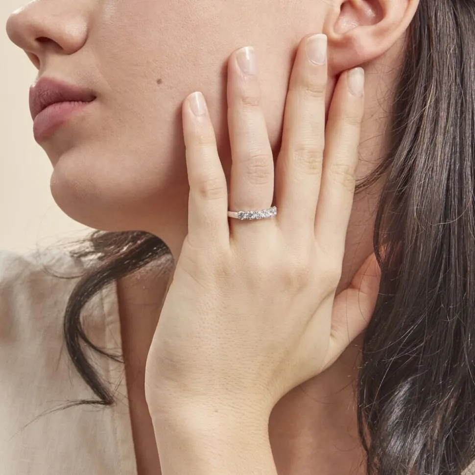 Alliance Hera Or Blanc Diamant