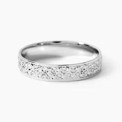 Marc Orian Bagues|Alliances > Alliance Herveva Ruban Plat Or Blanc