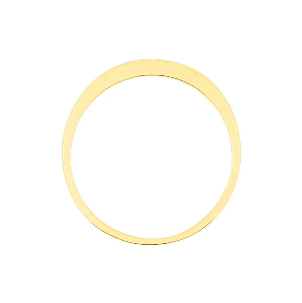 Alliance Hippolyne Or Jaune Diamant