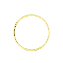 Alliance Irais Demi Jonc Classique Or Jaune