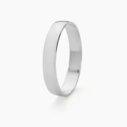 Marc Orian Bagues|Alliances > Alliance Julie Ruban Classique Platine Blanc