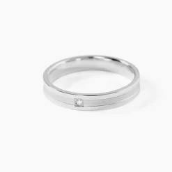 Marc Orian Bagues|Alliances > Alliance Juni Or Blanc Diamant