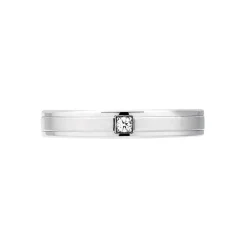 Marc Orian Bagues|Alliances > Alliance Mae Or Blanc Diamant