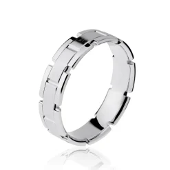 Marc Orian Bagues|Alliances > Alliance Maille Or Blanc