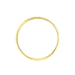 Marc Orian Bagues|Alliances > Alliance Marya Carree Diamantee Ruban Plat Or Jaune