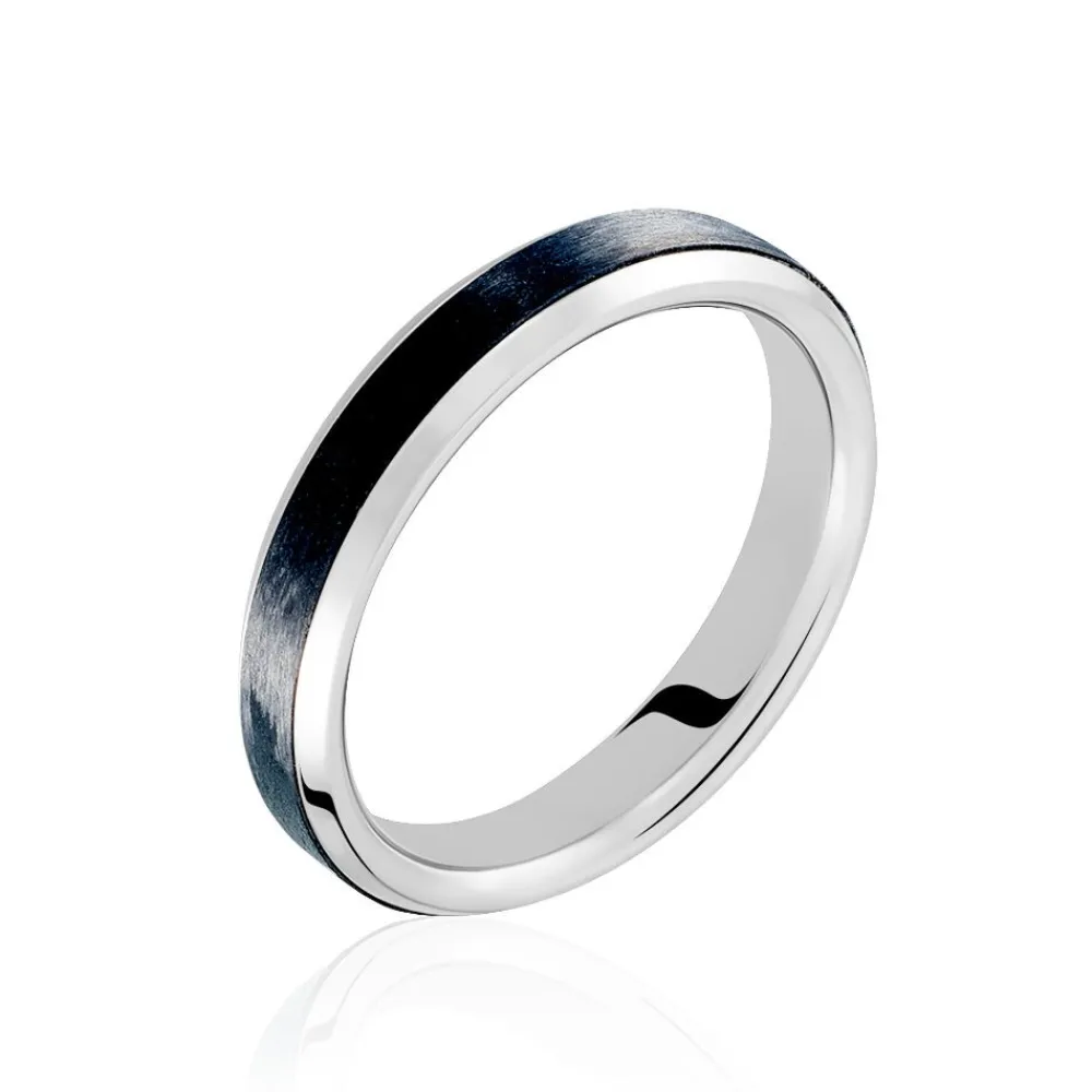 Marc Orian Bijoux Personnalisés|Alliances > Alliance Mattias Titane Blanc