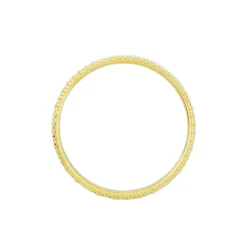 Alliance Multi Facettes Diamantee Demi Jonc Classique Or Bicolore