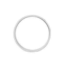 Alliance Naidy Ruban Plat Argent Blanc