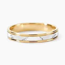 Marc Orian Bagues|Alliances > Alliance Or Bicolore Jaune / Blanc Tyssia