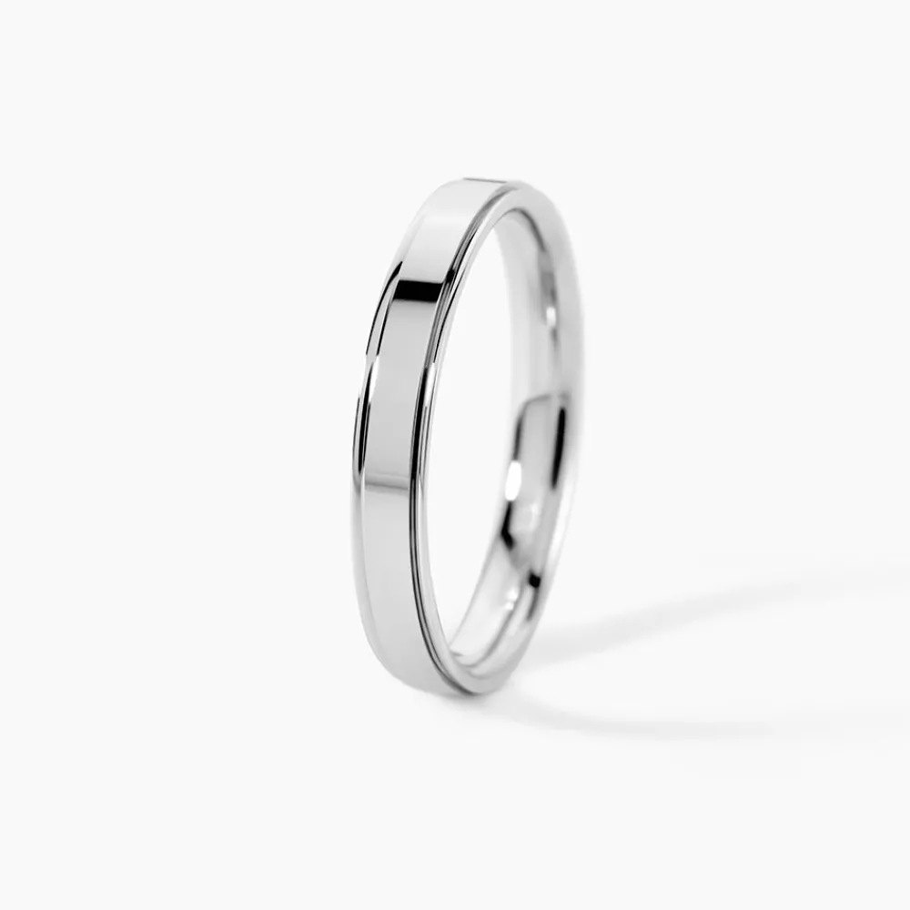 Marc Orian Bagues|Alliances > Alliance Or Blanc Beatrice