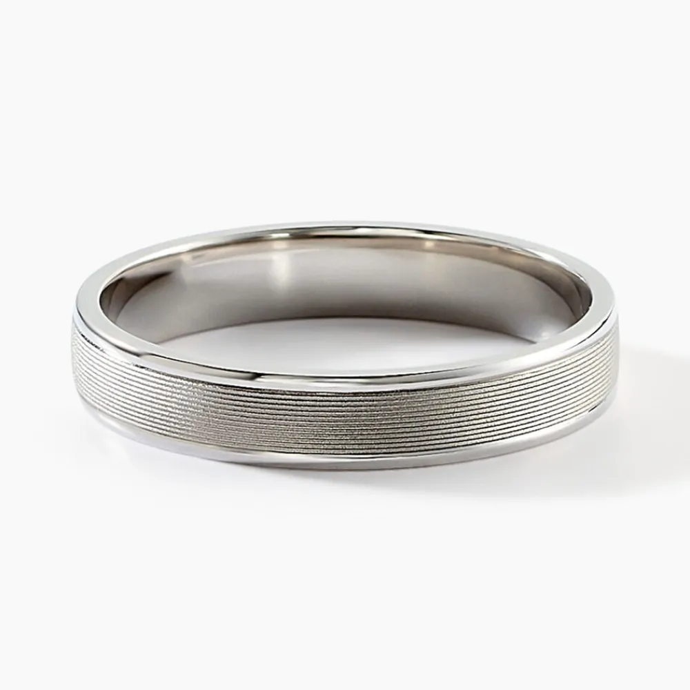 Marc Orian Bijoux Personnalisés|Alliances > Alliance Padarge Palladium Blanc Ruban