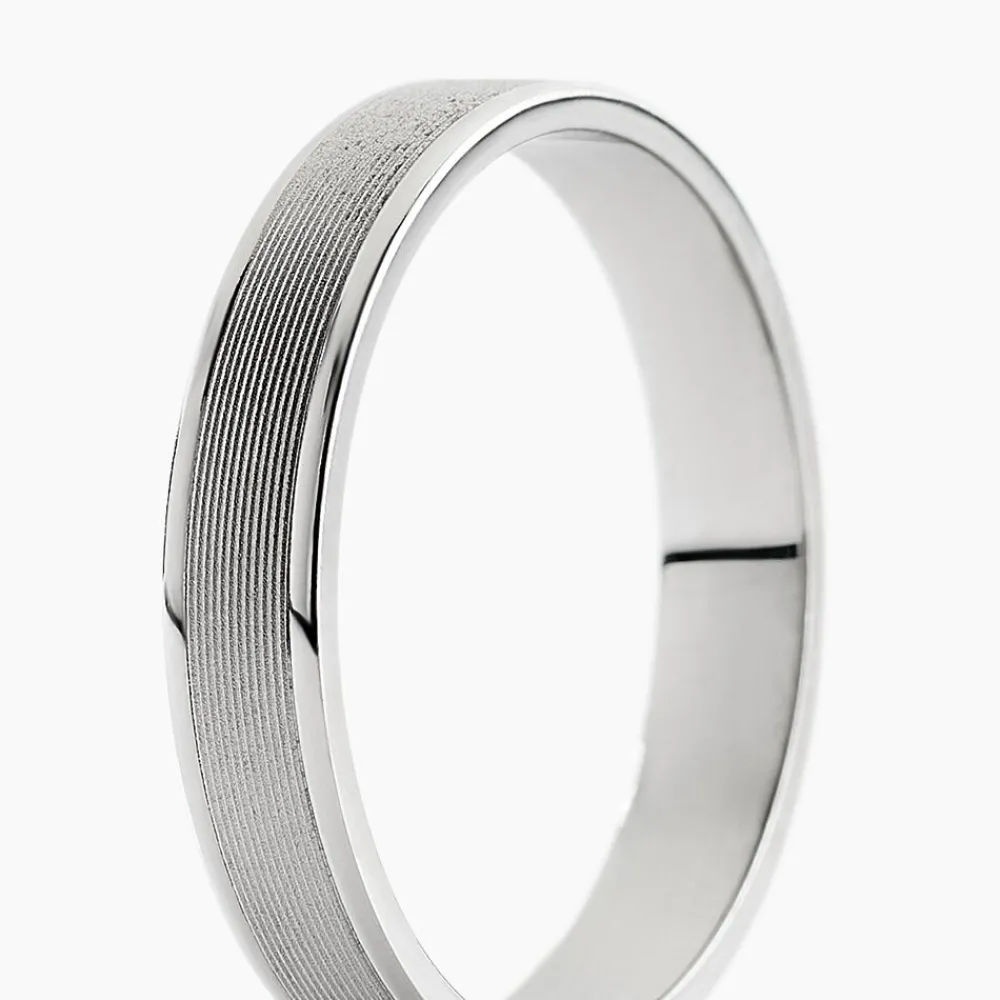 Marc Orian Bijoux Personnalisés|Alliances > Alliance Padarge Palladium Blanc Ruban