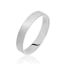 Marc Orian Bagues Homme|Bagues > Alliance Palla Givree Ruban Plat Palladium Blanc