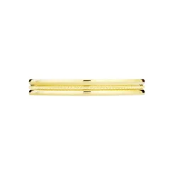 Alliance Perlee Ruban Plat Or Jaune