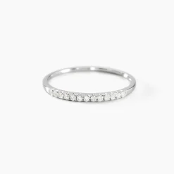 Marc Orian Anniversaire De Mariage|Bagues > Alliance Pristina Or Blanc Diamant
