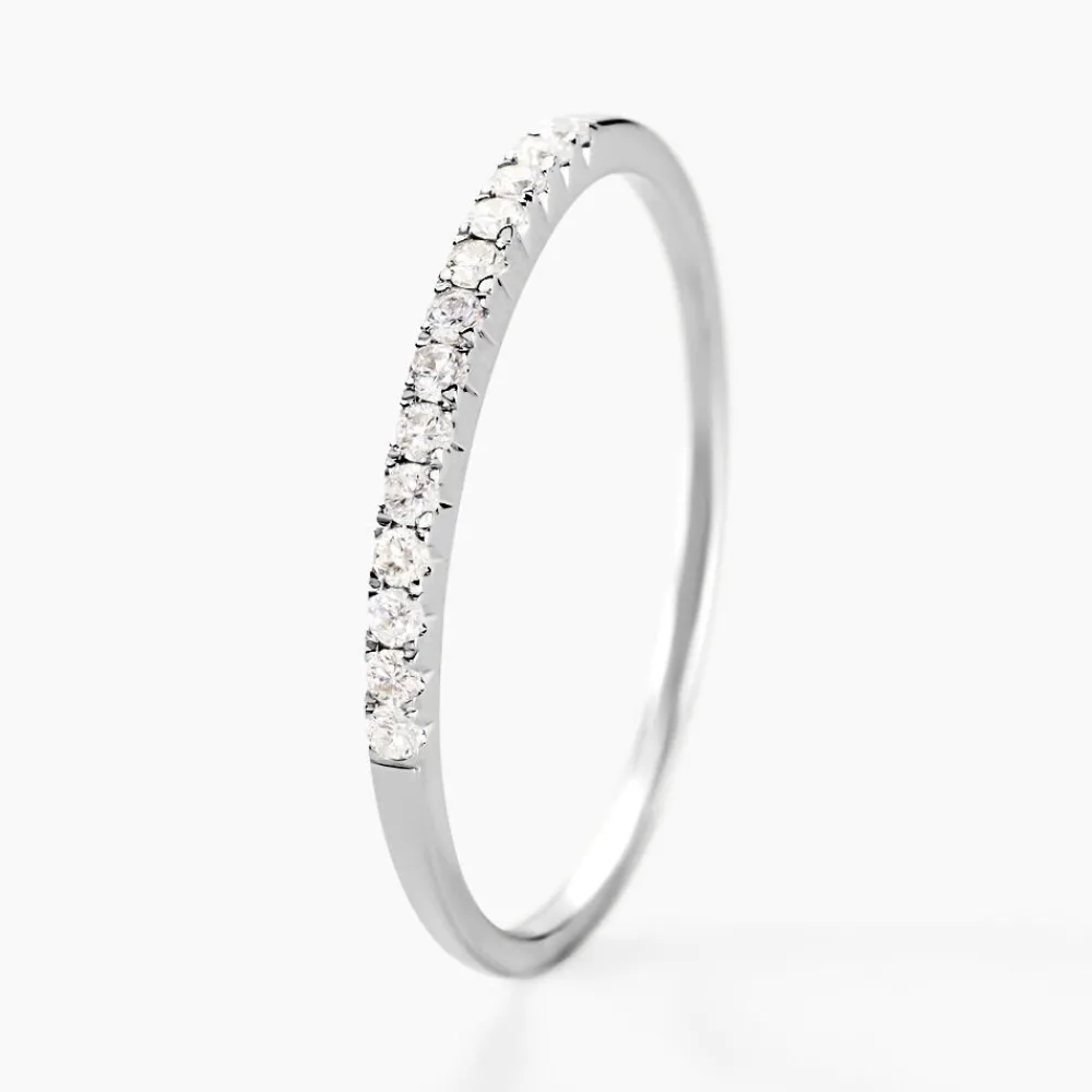 Marc Orian Anniversaire De Mariage|Bagues > Alliance Pristina Or Blanc Diamant