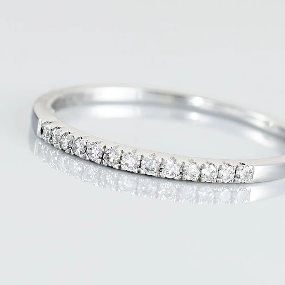 Marc Orian Anniversaire De Mariage|Bagues > Alliance Pristina Or Blanc Diamant