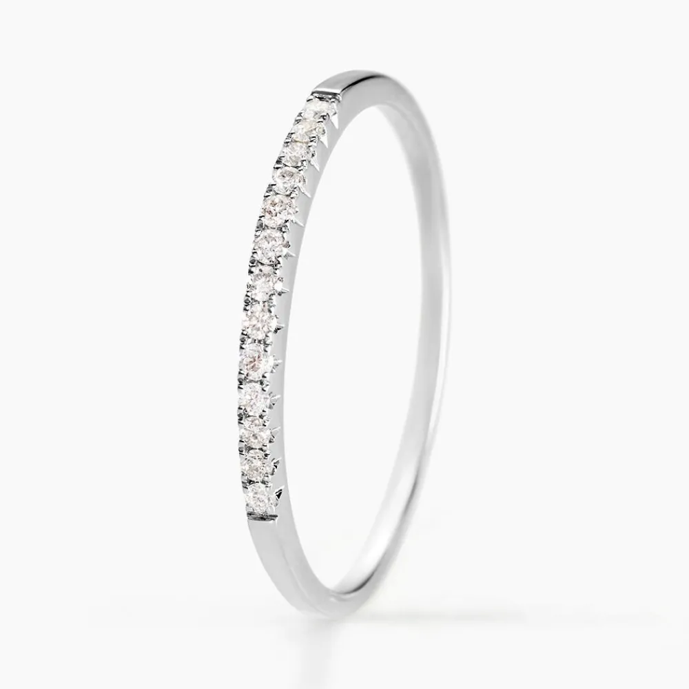 Marc Orian Anniversaire De Mariage|Bagues > Alliance Pristina Or Blanc Diamant