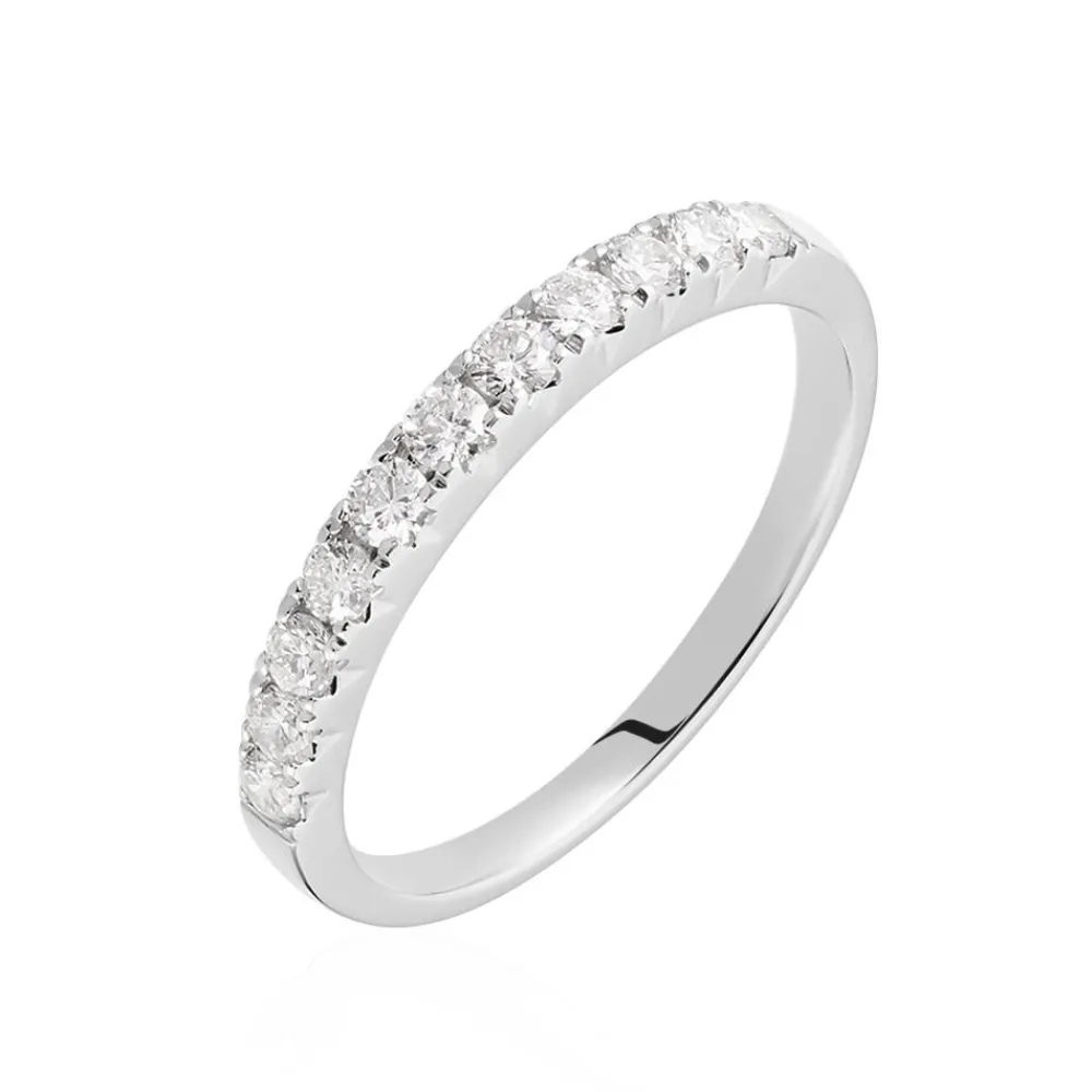 Marc Orian Anniversaire De Mariage|Bagues > Alliance Pristina Or Blanc Diamant