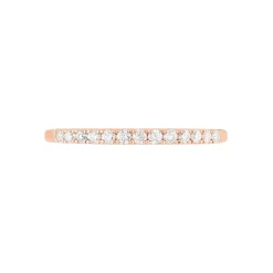 Marc Orian Anniversaire De Mariage|Bagues > Alliance Pristina Or Rose Diamant