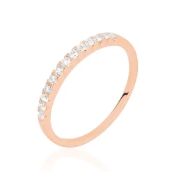 Marc Orian Anniversaire De Mariage|Bagues > Alliance Pristina Or Rose Diamant