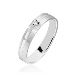 Marc Orian Alliances|Bijoux Personnalisés > Alliance Shehrazade Or Blanc Diamant