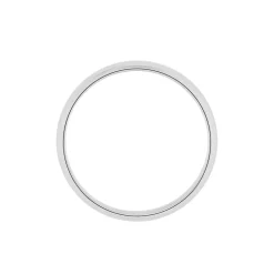 Marc Orian Bagues|Alliances > Aphroditia Demi Jonc Bombe Trouwring Wit Platina platine blanc