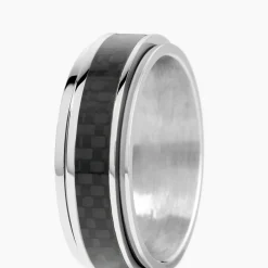 PHEBUS HIM Bagues Homme|Bagues > Bague Acier Bicolore