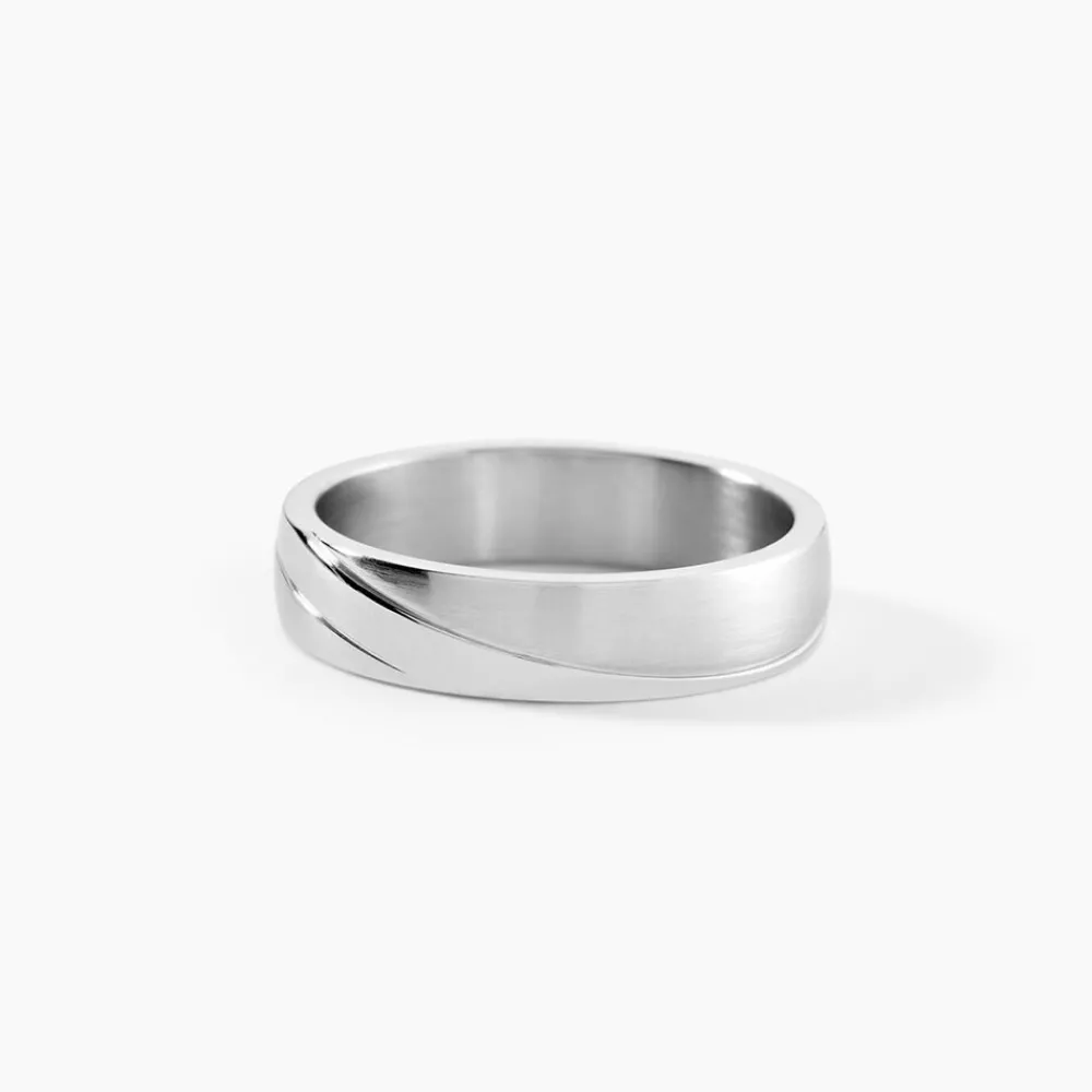 PHEBUS HIM Bagues Homme|Bagues > Bague Acier Blanc