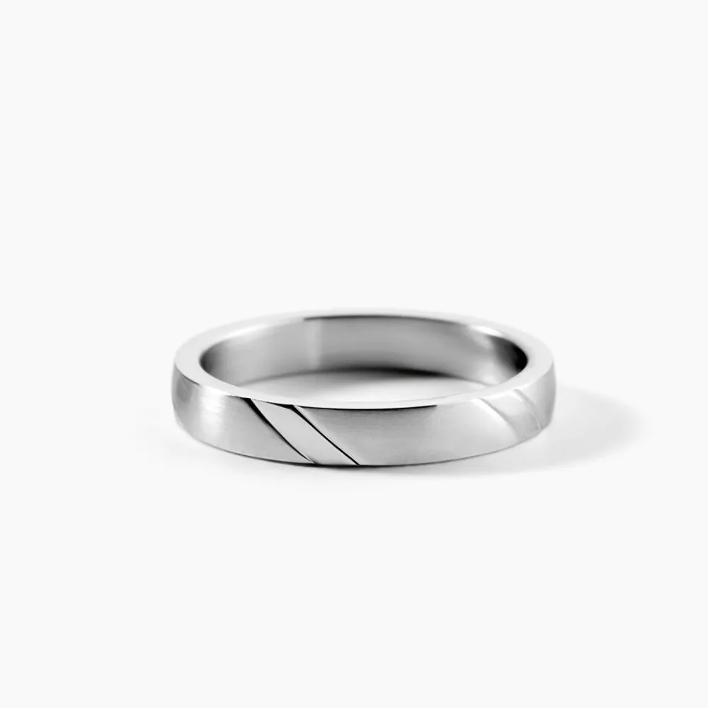 PHEBUS HIM Bagues Homme|Bagues > Bague Acier Blanc