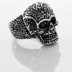 Marc Orian Idées Cadeaux Homme|Bagues > Bague Acier Blanc Et Noir Valentik