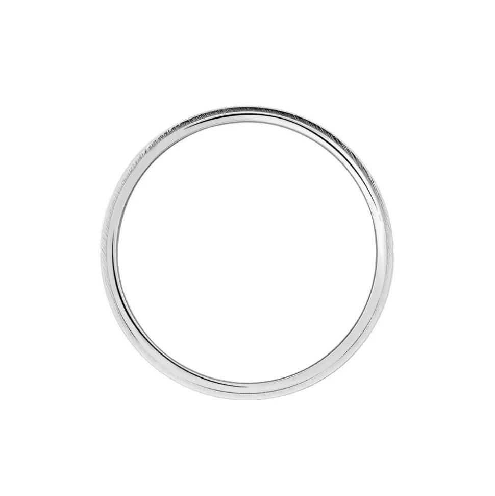 Bague Acier Blanc Lucas
