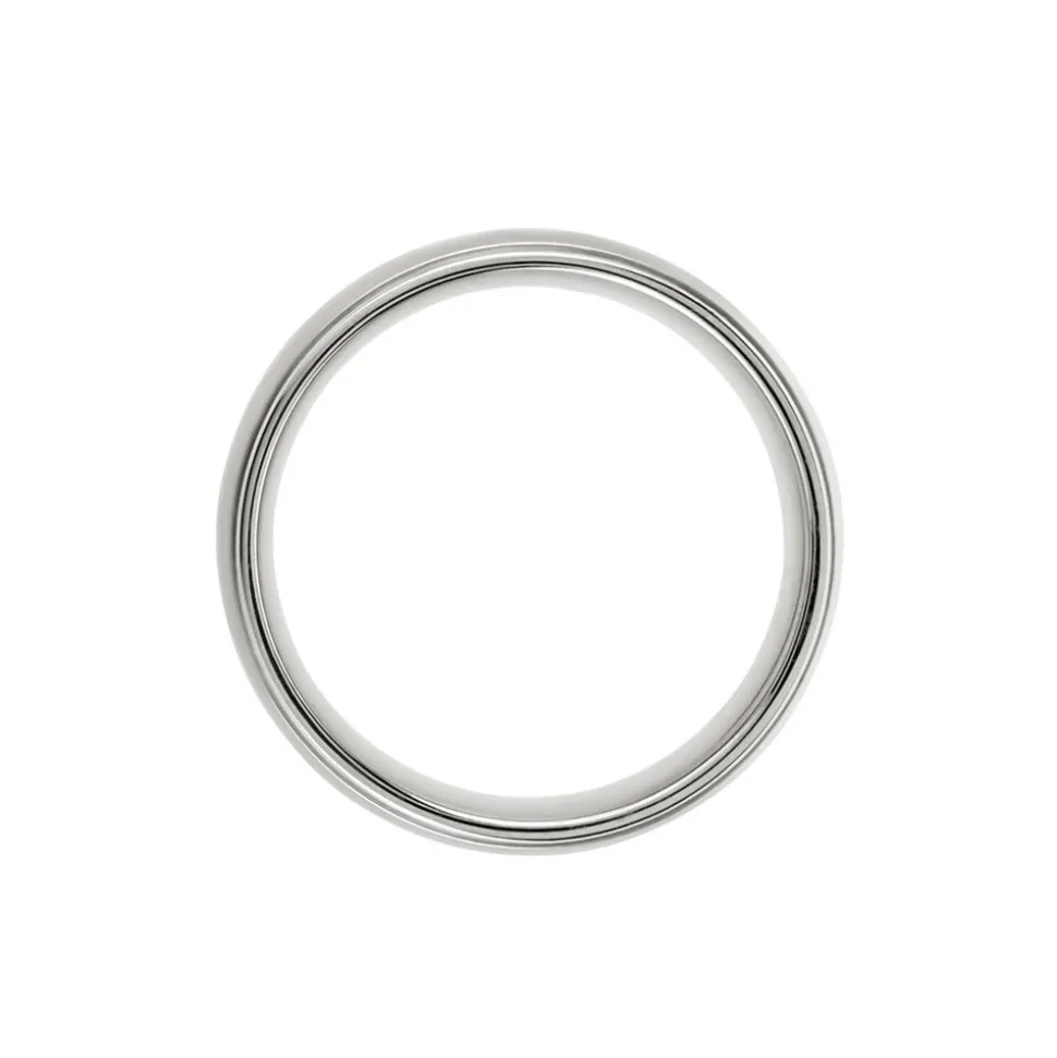 Bague Acier Blanc Sabien